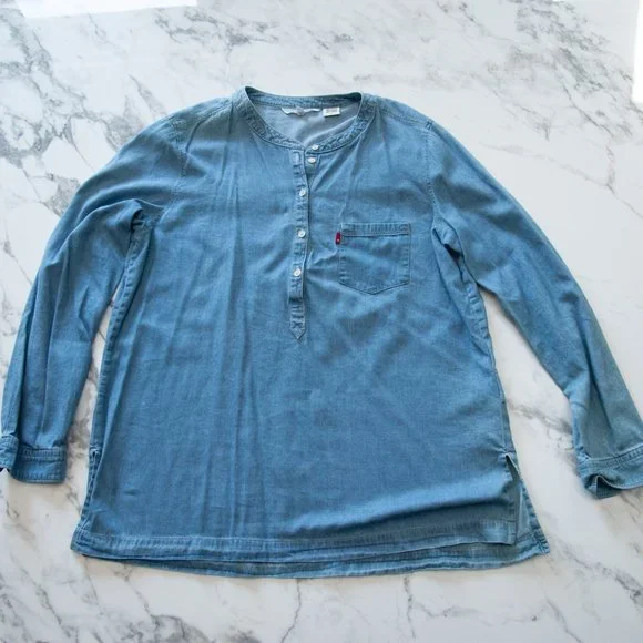 Levi's Half Sleeve Denim Shirt Levi Denim Shirt Short Sleeve